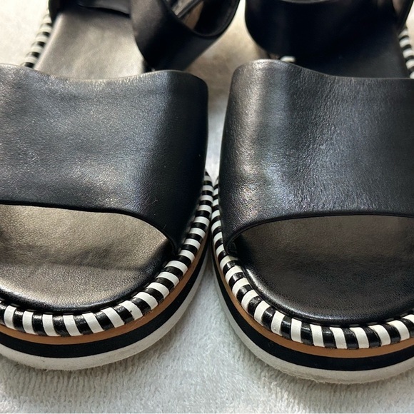 Vince Camuto Black and Brown Espadrille Sandals - Picture 7 of 11